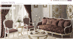 Desktop Screenshot of dizayntekstil.com